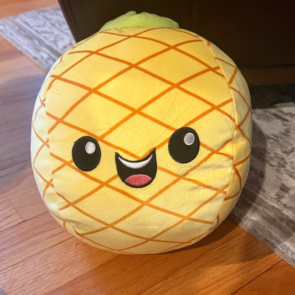 Source Unknown Yellow Pineapple Plush Stuffed Animal